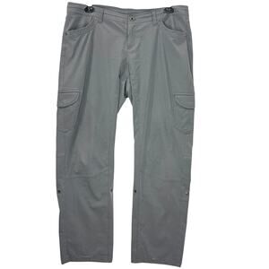 Kuhl Size 16 Short Convertible Hiking Pants Gray Outdoors Gorpcore Roll Up Leg